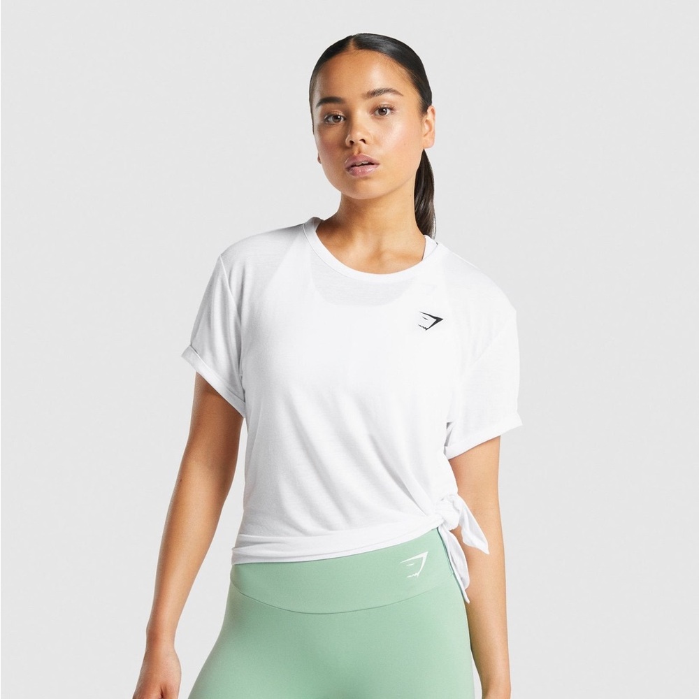 Gymshark White Essential T-shirt Tee